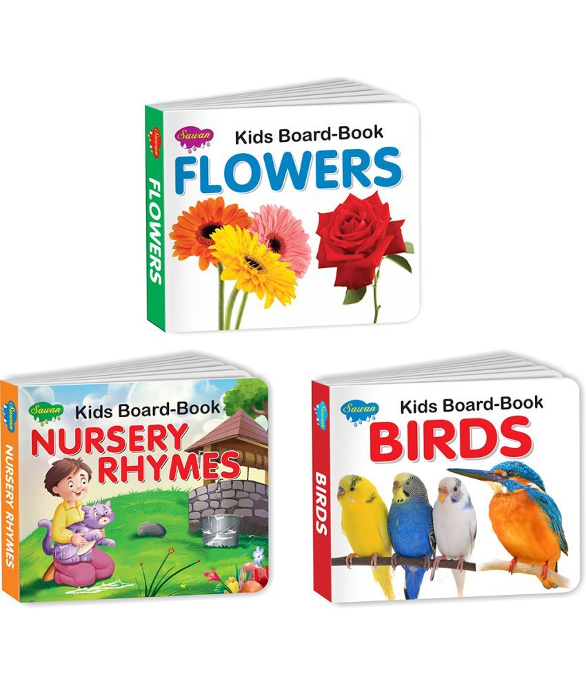     			gift for kids 4 year Pack of 3 board books