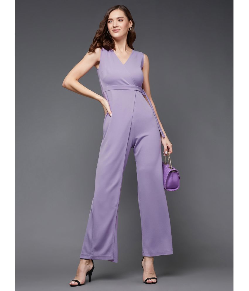     			Miss Chase Lavender Polyester Slim Fit Women's Jumpsuit ( Pack of 1 )