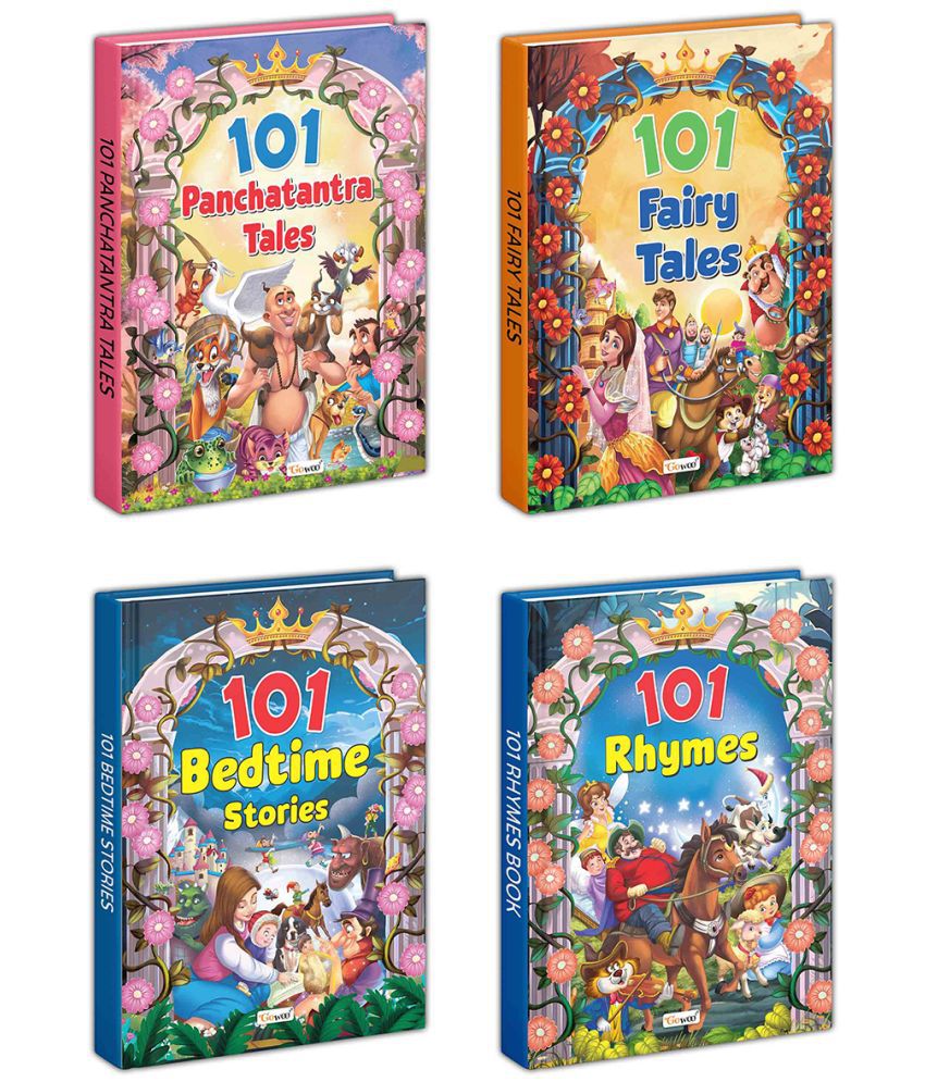     			101 Panchatantra Tales, Fairy Tales, Bedtime Stories and Rhymes Book for kids (Ages 3-12) (Hardbound) : Kids learning story book, Bedtime stories for children, Fun rhymes book for children, Educational learning book.