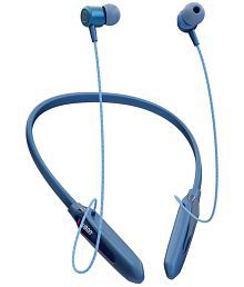 UBON CL-37 KING Bluetooth Bluetooth Neckband On Ear 50 Hours Playback Active Noise cancellation IPX4(Splash &amp; Sweat Proof) Blue