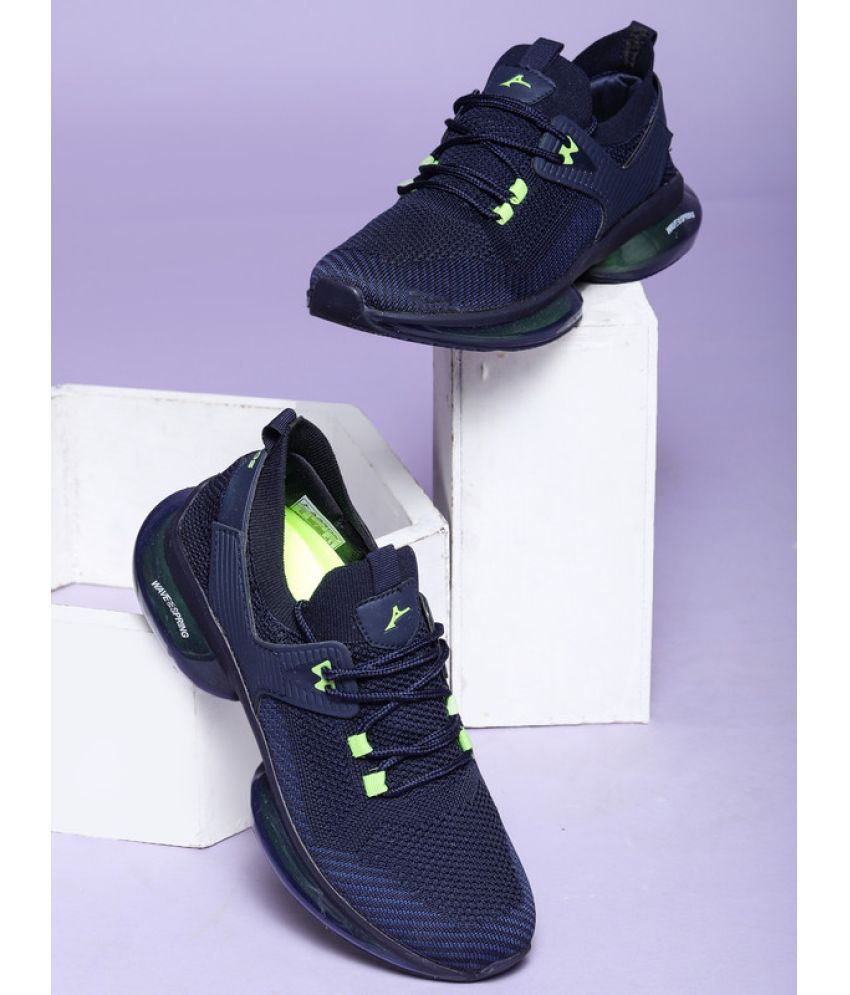     			Abros BOSS Navy Blue Men's Sports Running Shoes