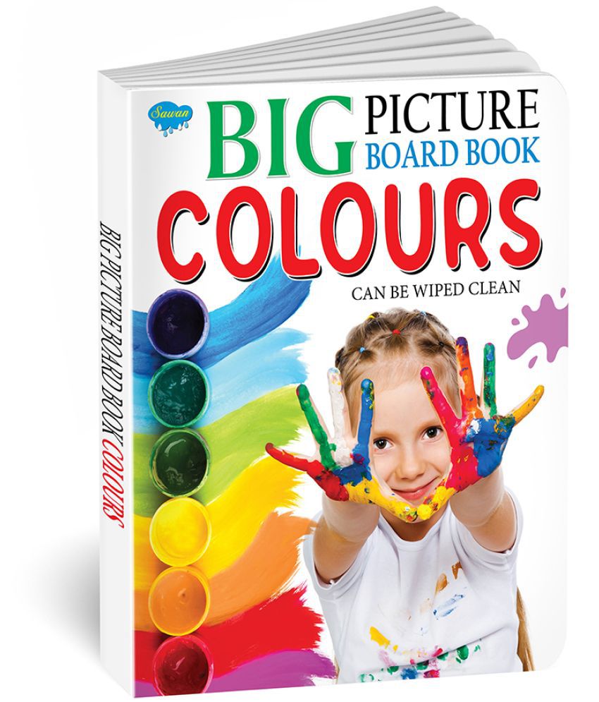     			Big Picture Board Book Colours | Can Be Wiped Clean