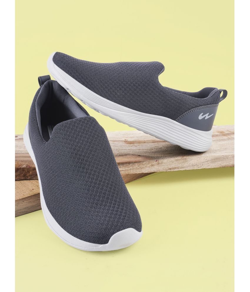     			Campus SHUTTLE Dark Grey Men's Slip-on Shoes