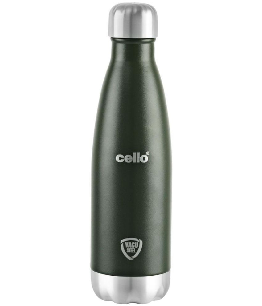     			Cello Duro Swift Vacusteel Green Steel Flask ( 750 ml )