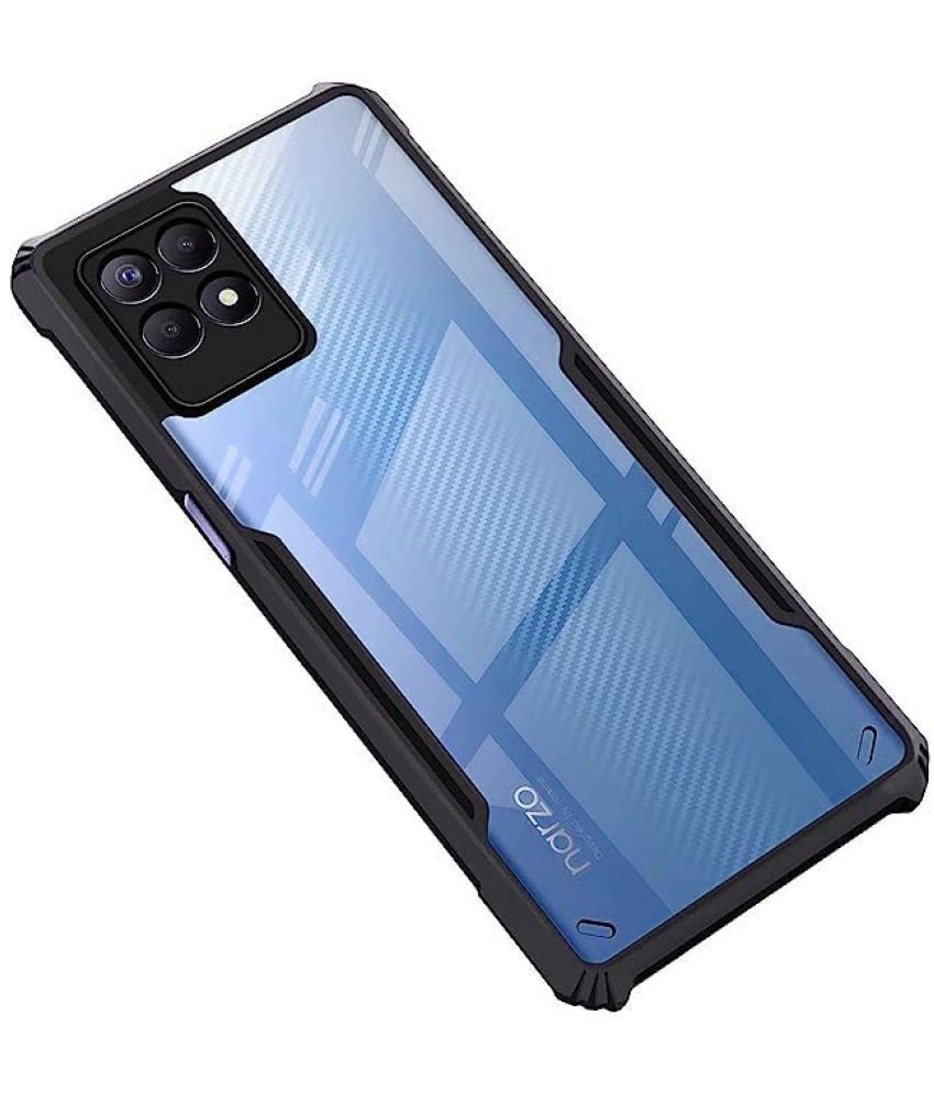     			Kosher Traders Shock Proof Case Compatible For Polycarbonate REALME 8I ( Pack of 1 )