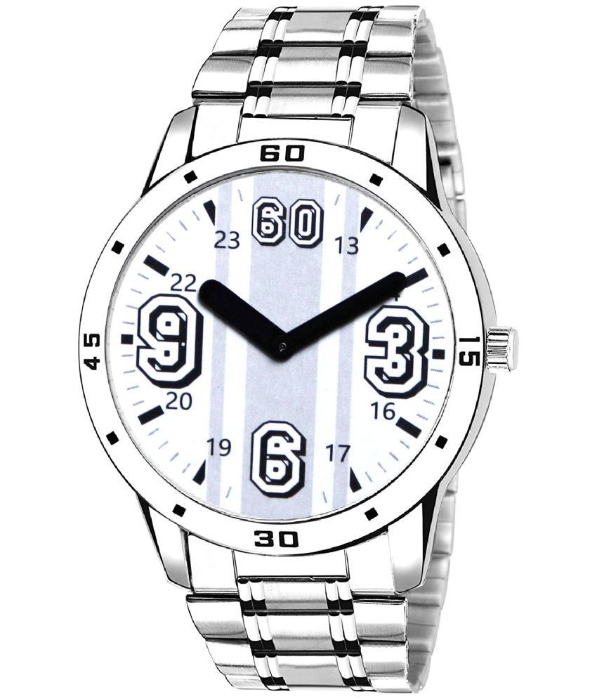     			Lorem Silver Metal Analog Men's Watch