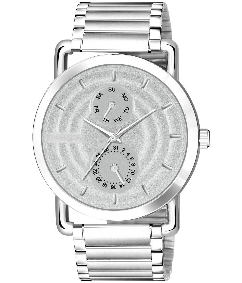     			Lorem Silver Metal Analog Men's Watch