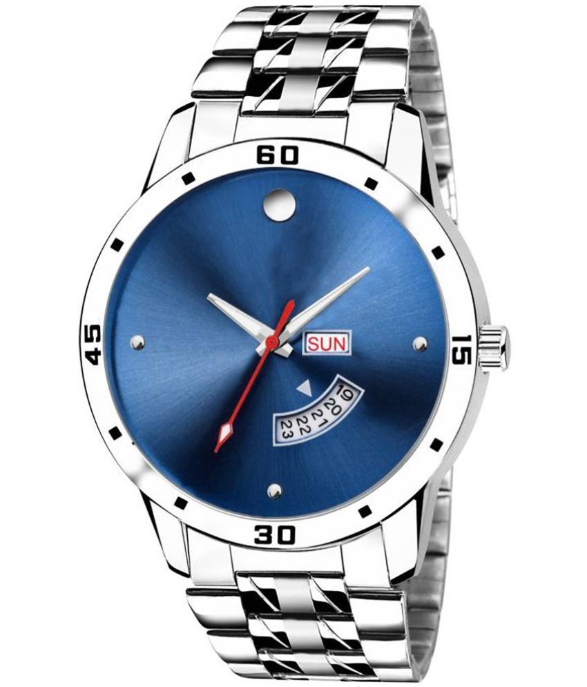     			Lorem Silver Metal Analog Men's Watch