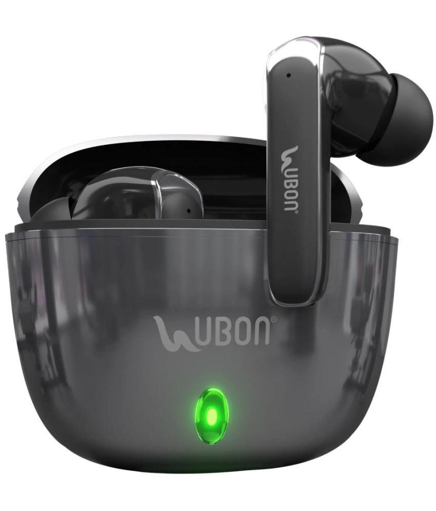     			UBON BT-10 GYM EARBUDS Bluetooth True Wireless (TWS) On Ear 28 Hours Playback Active Noise cancellation IPX4(Splash & Sweat Proof) Black