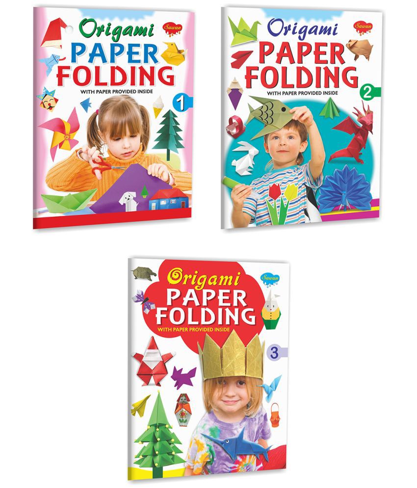     			gift for kids 8 years girl | Pack of 3 Origami Paper Folding Books