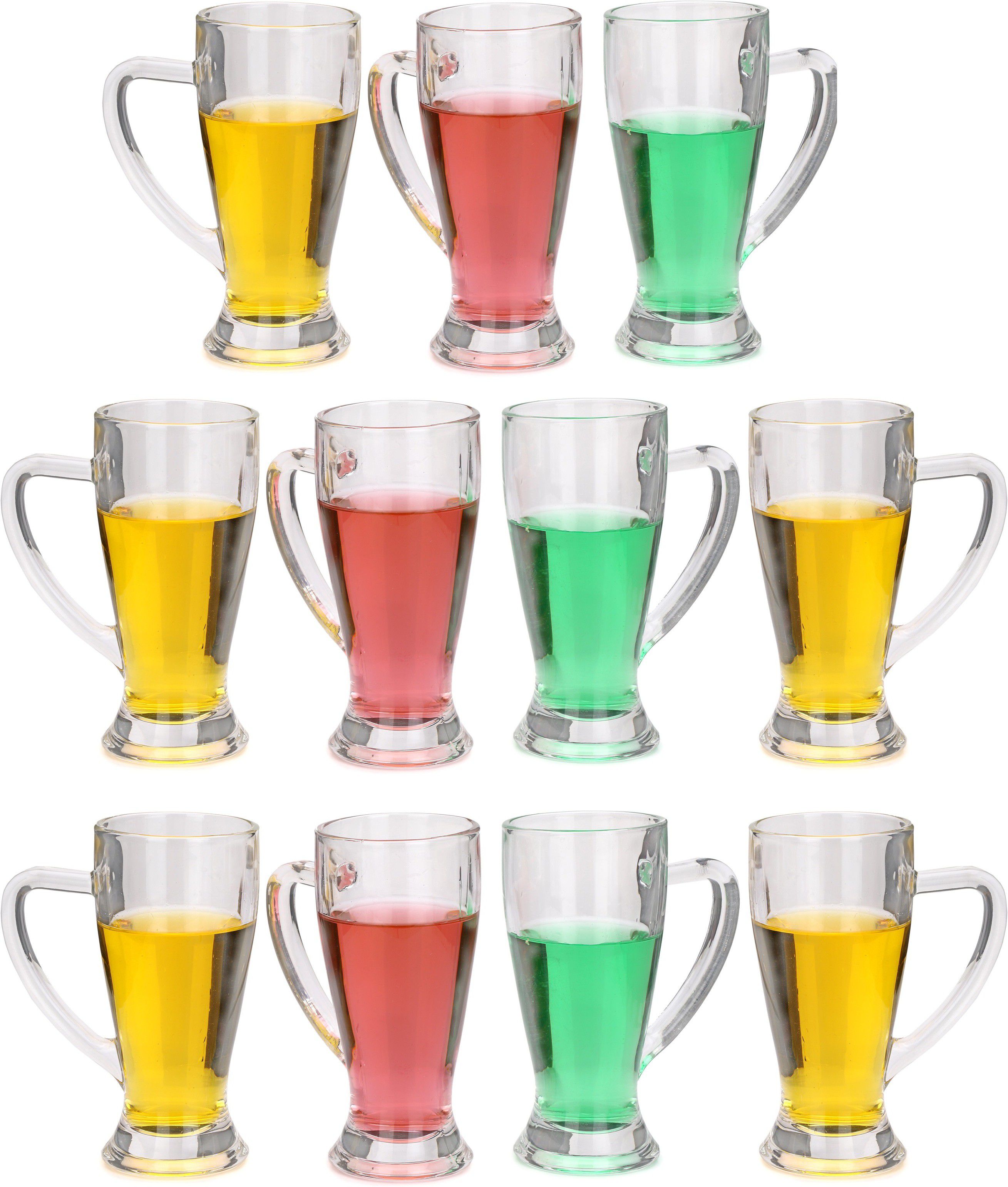     			1st Time A-12 Glass Beer Glasses & Mug 250 ml ( Pack of 11 )