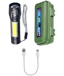 DHS Mart - 7W Rechargeable Flashlight Torch ( Pack of 1 )