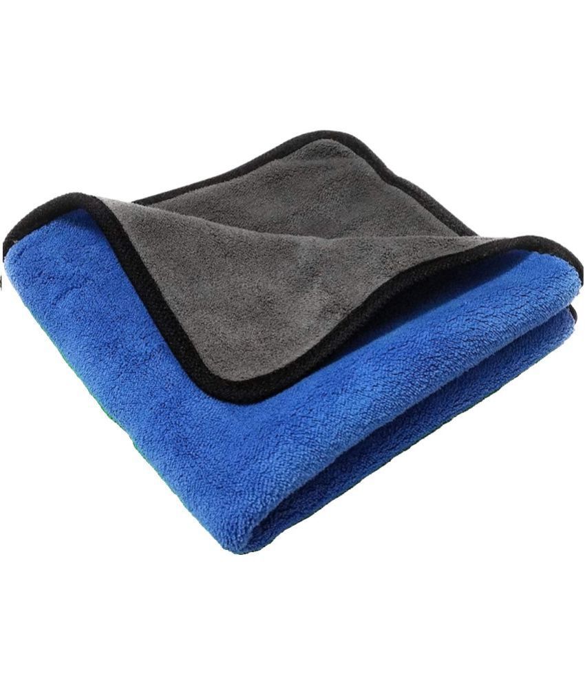     			Auto Hub Blue 800 GSM Drying Towel For Automobile ( Pack of 1 )