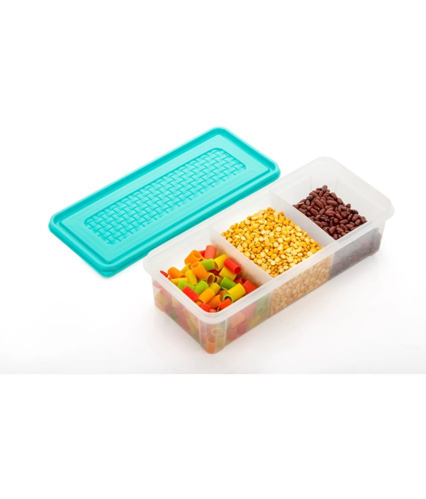     			FIT4CHEF Dal/Grocery/Masala PET Turquoise Spice Container ( Set of 1 )