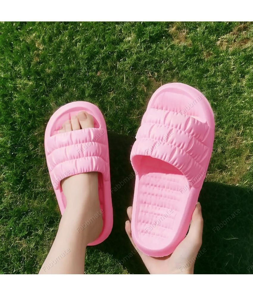     			Faabbmate Pink Women's Flip Flop
