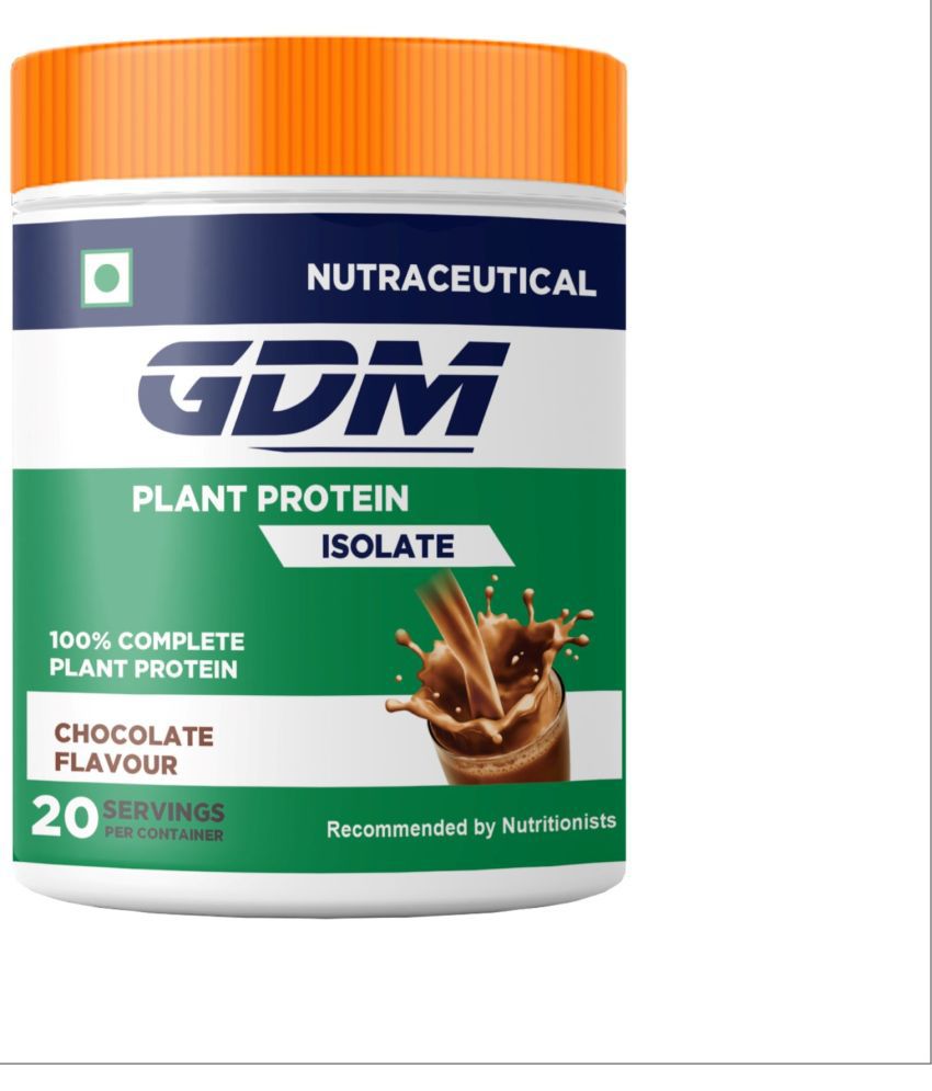     			GDM NUTRACEUTICALS LLP - Isolate - Brown Rice Protein-20 Servings Plant Protein Powder ( 400 gm Chocolate )