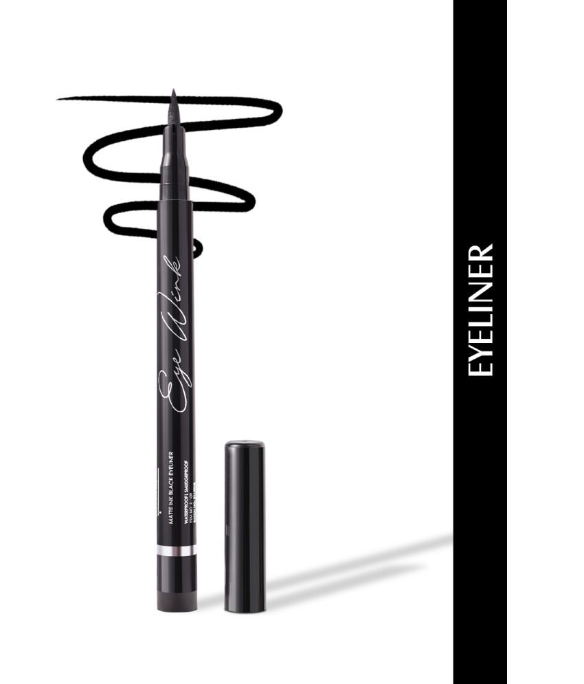     			Glam21 Liquid Eye Wink Eye Pen Liner Long Stay Highly Pigmented Smudge & WaterProof 1.2gm Black