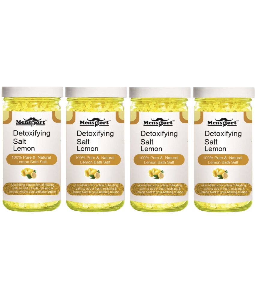     			Mensport Bath Salt Crystal Lemon bath Salt 200 g Pack of 4