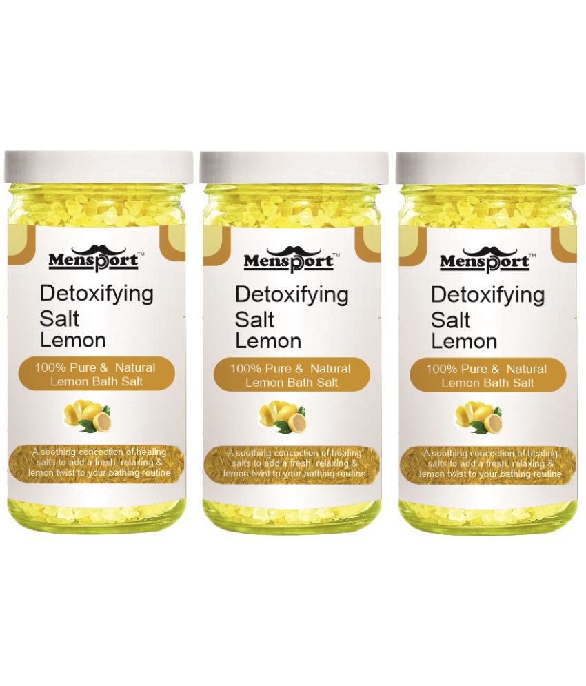    			Mensport Bath Salt Crystal Lemon bath Salt 200 g Pack of 3