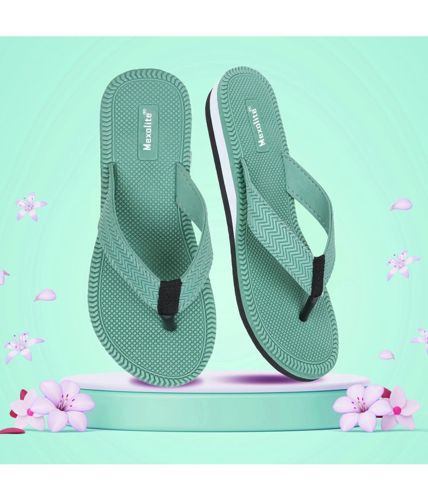     			Mexolite Green Women's Flip Flop