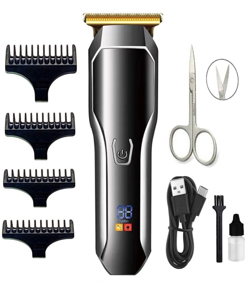     			geemy LED SCREEN Salon Multicolor Cordless Beard Trimmer With 60 minutes Runtime