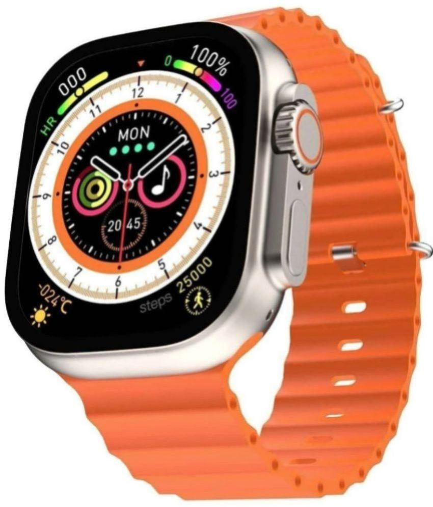     			SWO BLUETOOTH CALLING Orange Smart Watch