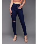 Miss Chase - Navy Blue Denim Skinny Fit Women's Jeans ( Pack of 1 )