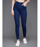 Miss Chase - Navy Blue Denim Skinny Fit Women's Jeans ( Pack of 1 )