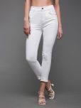 Miss Chase - White Denim Skinny Fit Women's Jeans ( Pack of 1 )