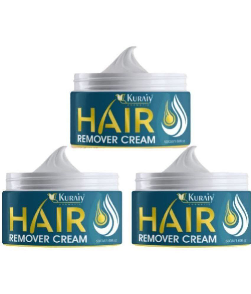     			KURAIY Natural Hair Removal Hair Removal Creams for Men & Women 50 ( Pack of 3 )