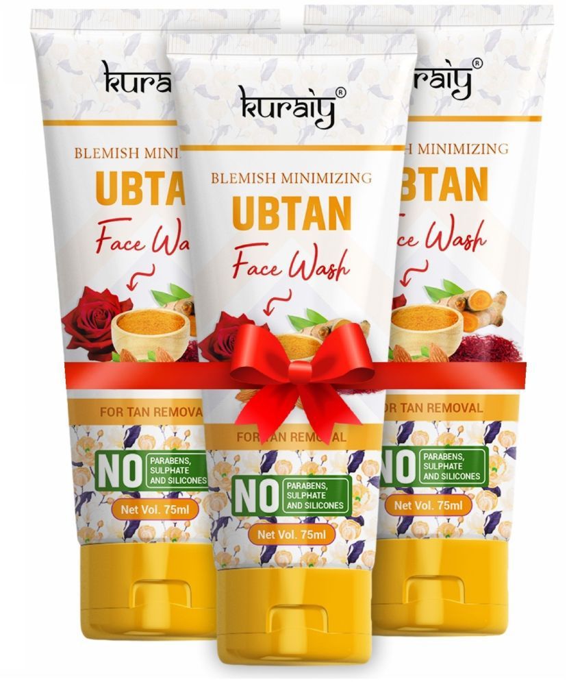     			KURAIY - Tan Removal Face Wash For All Skin Type ( Pack of 3 )