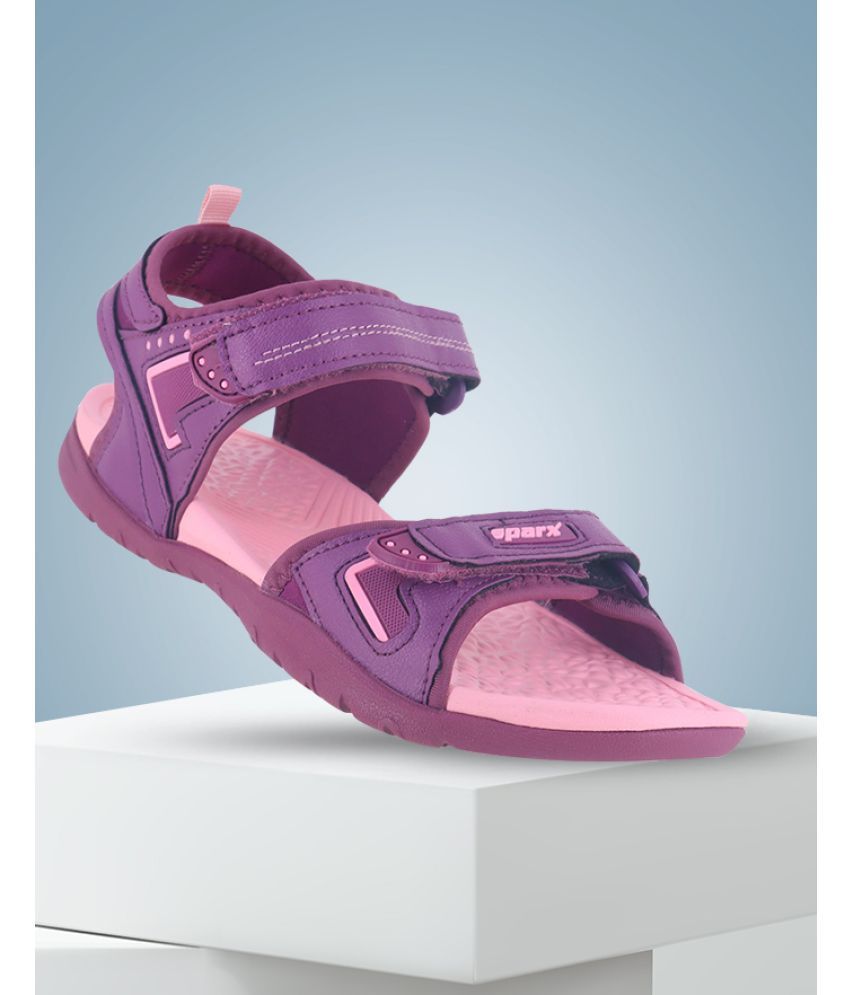     			Sparx Purple Floater Sandals