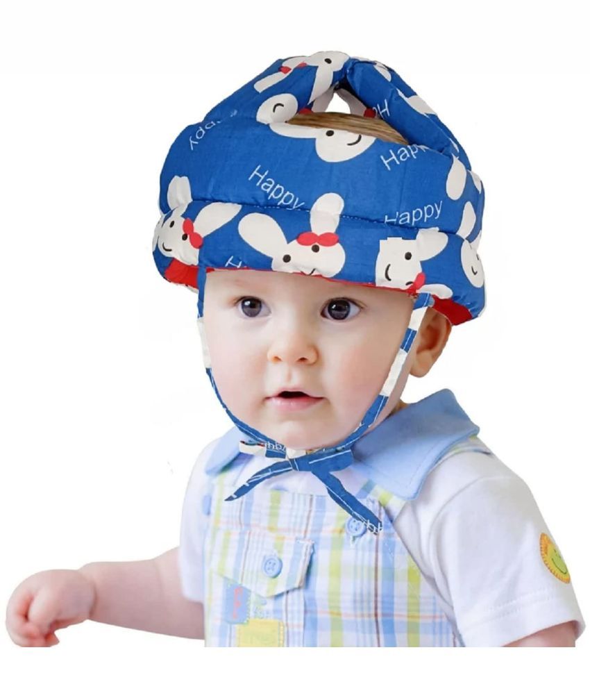     			aurapuro Multi-Colour Cotton Baby Helmet