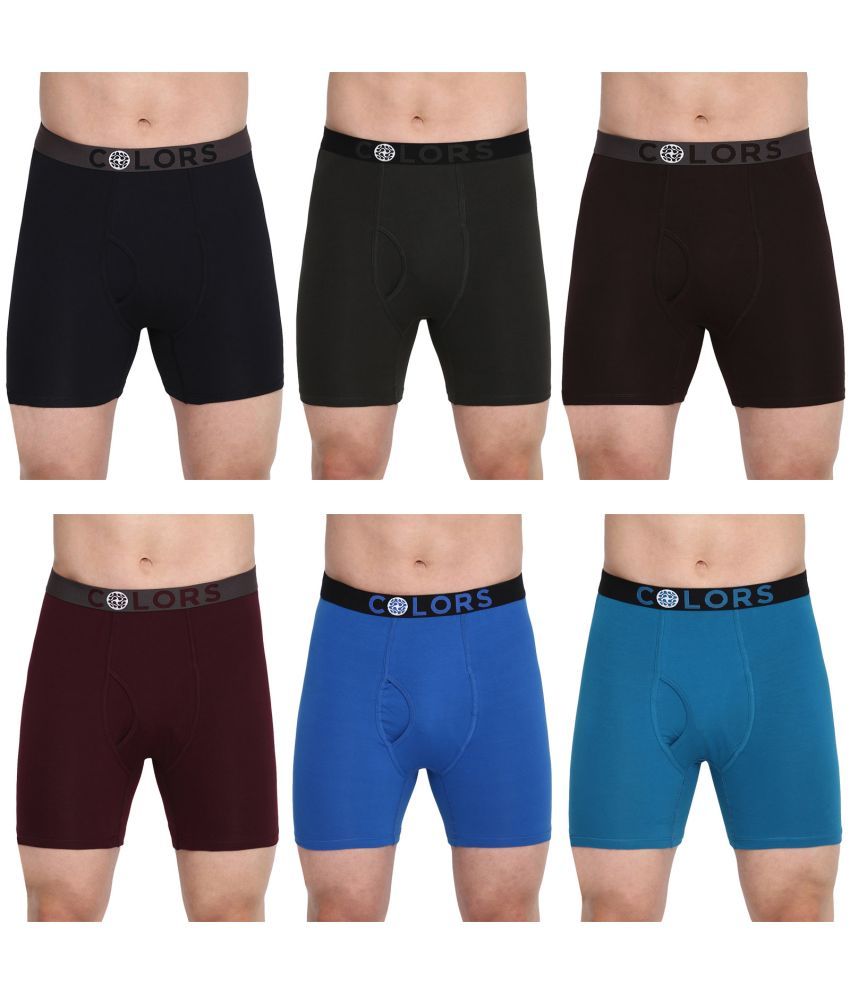     			COLORS by Rupa Frontline Multicolor Cotton Men's Briefs ( Pack of 6 )