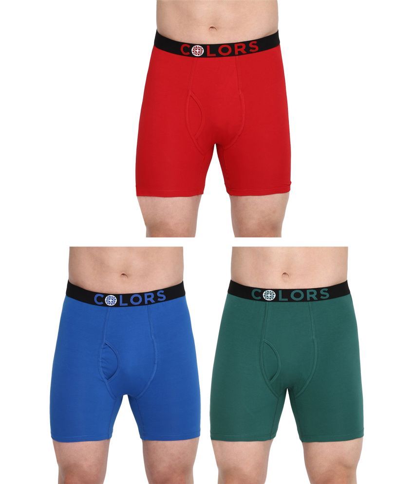     			COLORS by Rupa Frontline Multicolor Cotton Men's Briefs ( Pack of 3 )