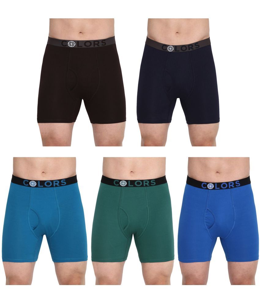     			COLORS by Rupa Frontline Multicolor Cotton Men's Briefs ( Pack of 5 )