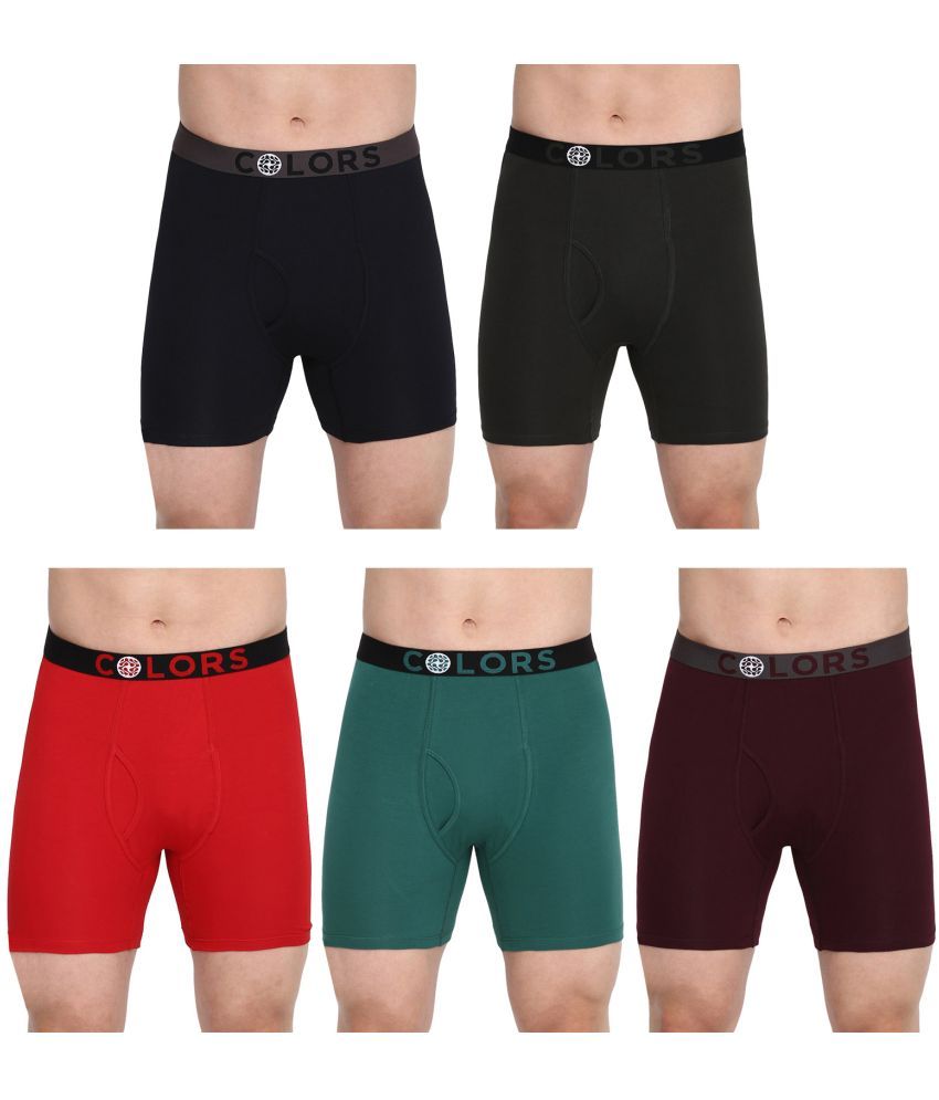     			COLORS by Rupa Frontline Multicolor Cotton Men's Briefs ( Pack of 5 )