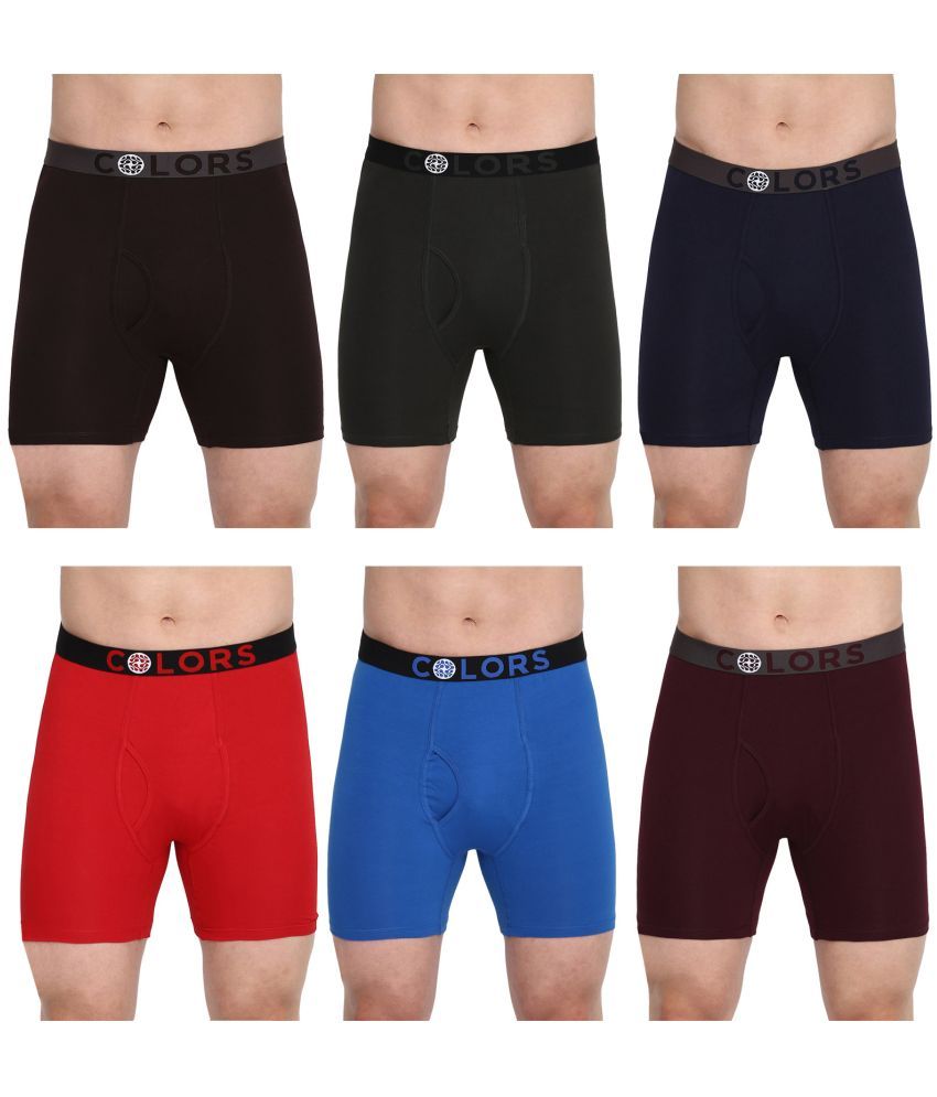     			COLORS by Rupa Frontline Multicolor Cotton Men's Briefs ( Pack of 6 )