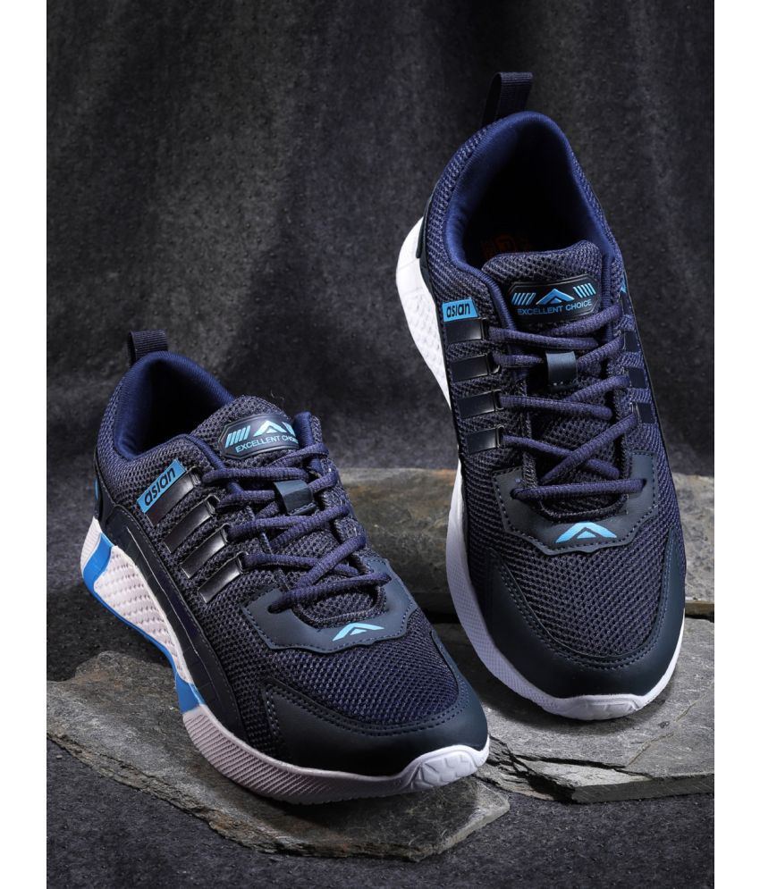     			ASIAN BOUNCER-04 Navy Men's Sports Running Shoes