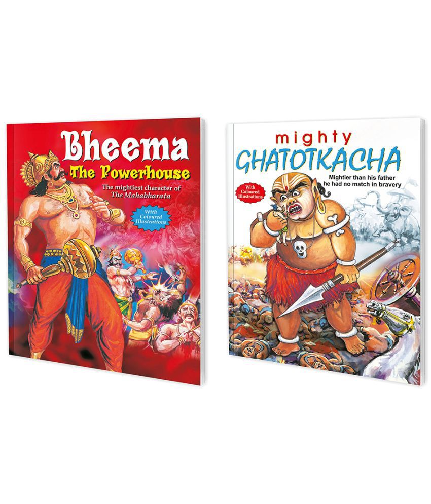     			Set of 2 Books | Children Story Books : Bhima : The Powerhouse and Mighty Ghatotkacha