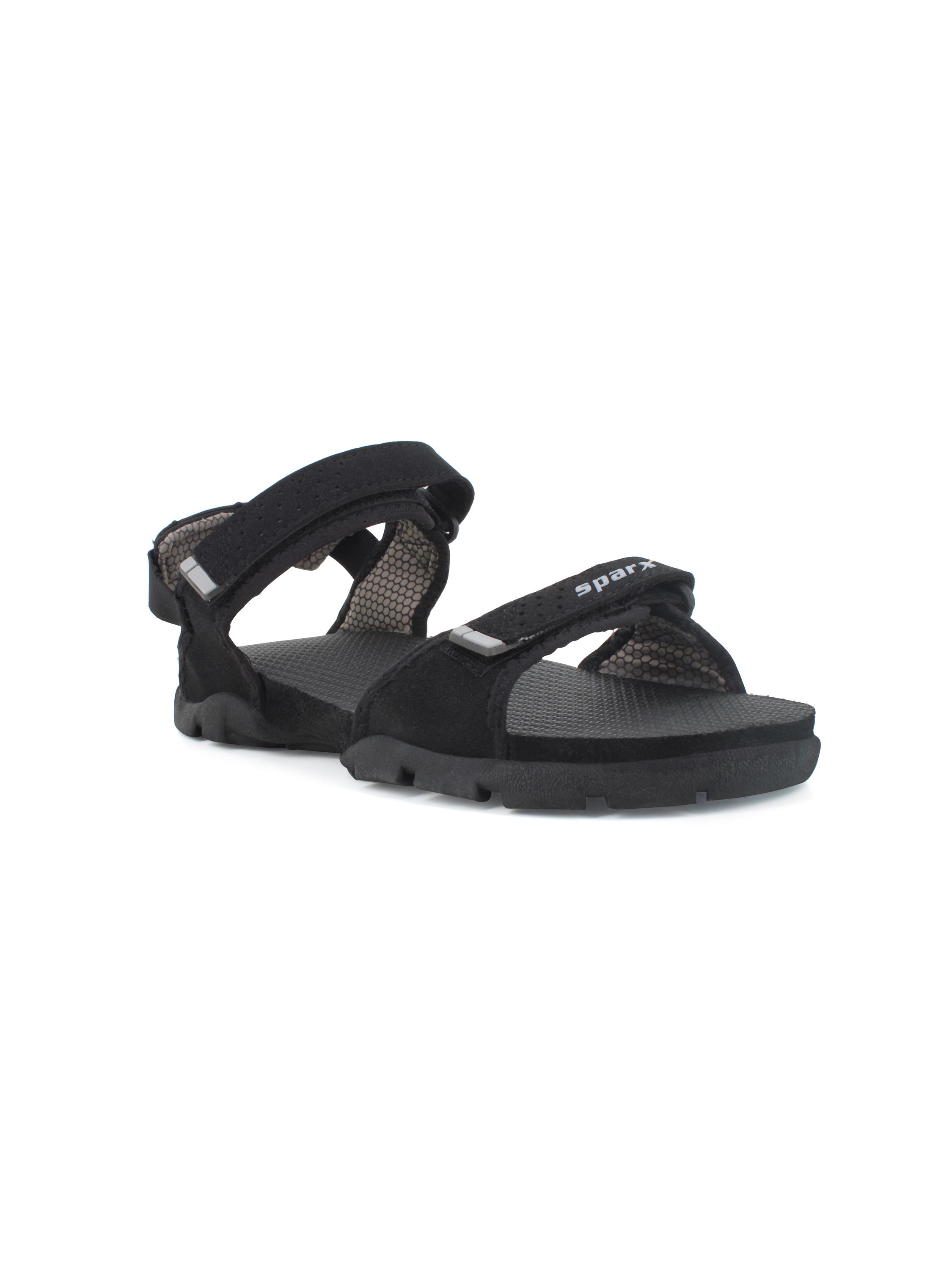     			Sparx - Black Men's Floater Sandals