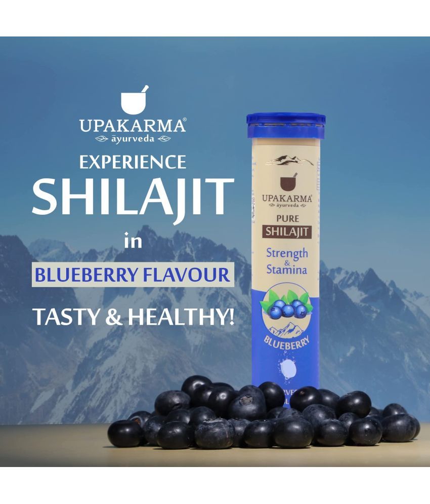     			UPKARMA PURE SHILAJIT Effervescent - 20 Tablets  BLUEBEERY