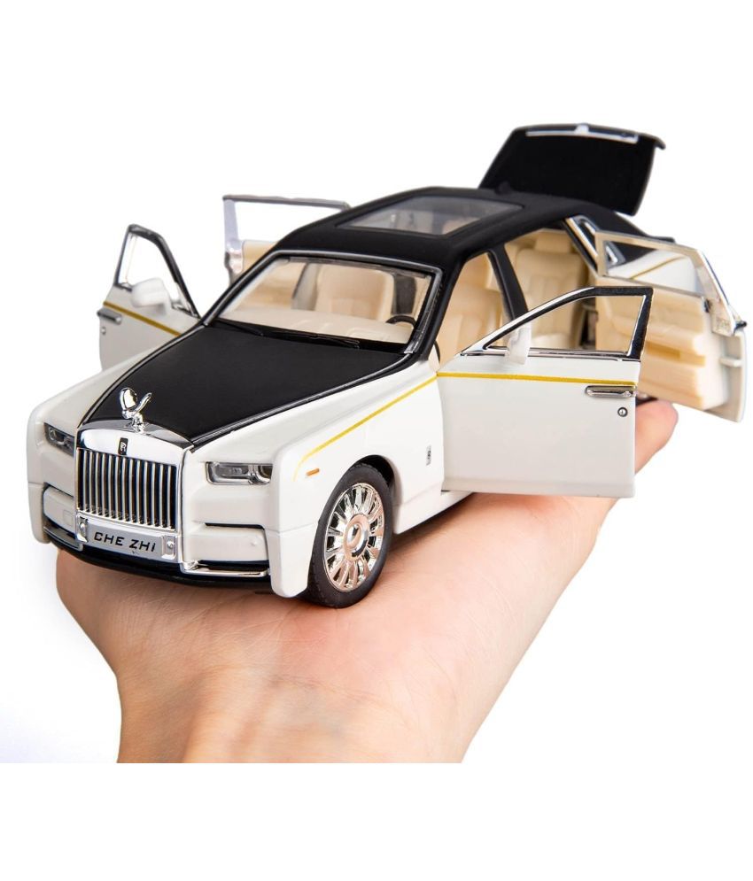    			1/32 Phantom Model Car Zinc Alloy Pull Back Toy Diecast Toy Cars with Openable Doors, Sound and Light for Kids Boy Girl