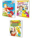 Ultimate Copy Colour books| Pack of 3 Books (v1) | Super jumbo combo for collecters and library Colouring books