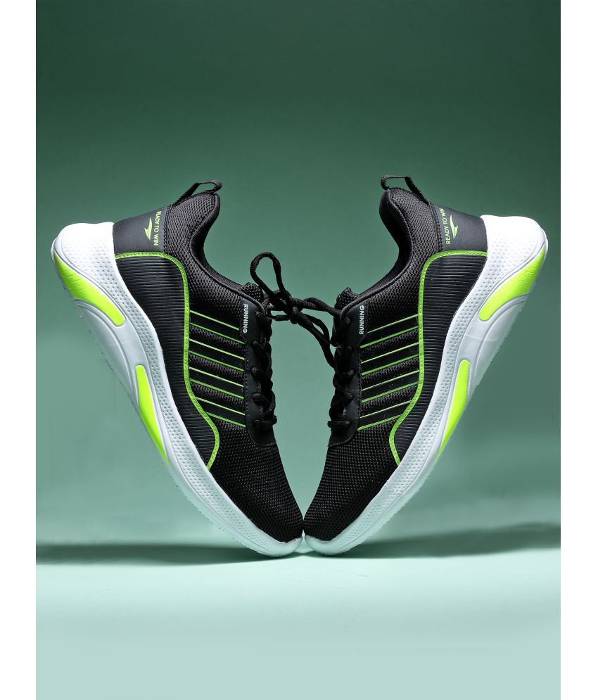     			ASIAN BATTLE-08 Black Men's Sports Running Shoes