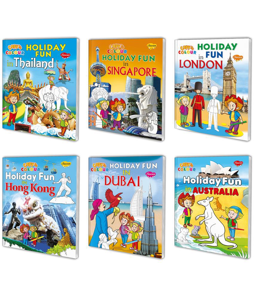     			Complete Copy To Colour Holiday Fun Books Combo | Pack of 6 Books