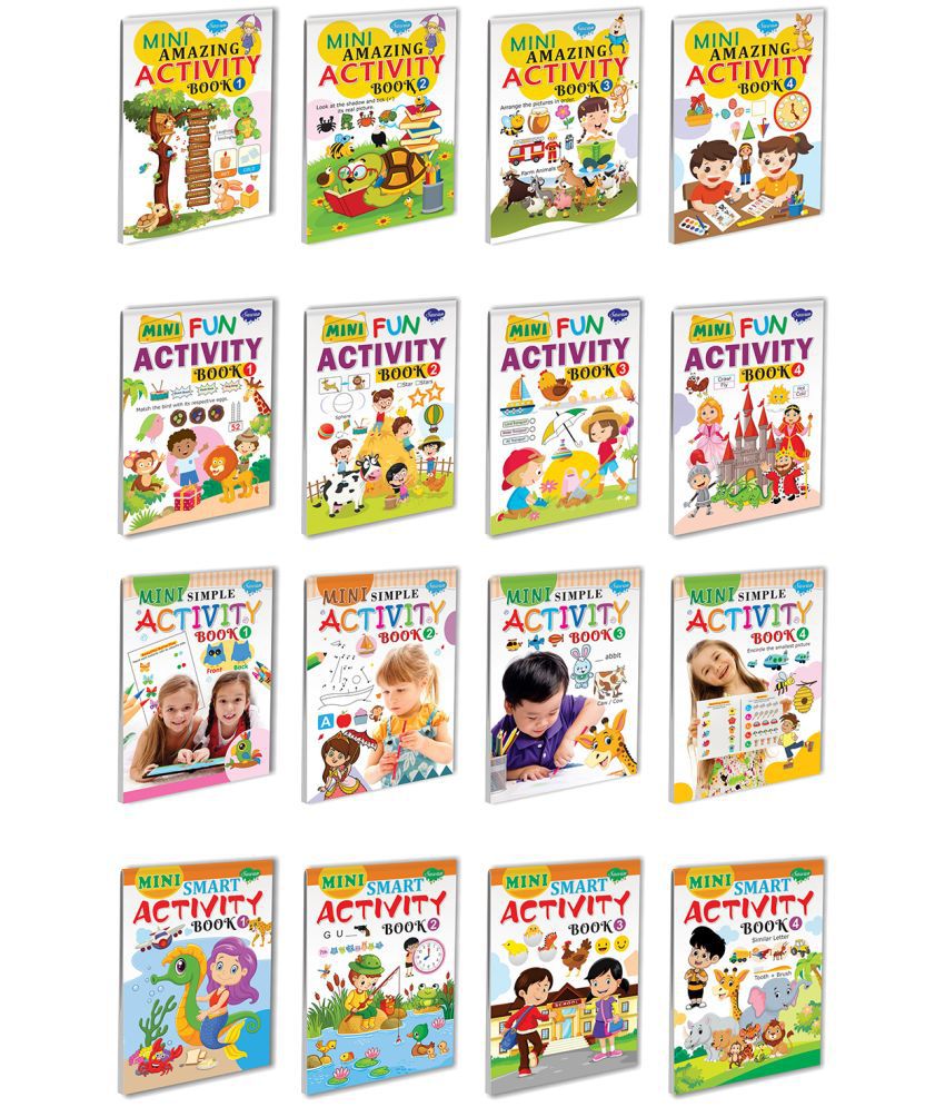     			Complete Mini Activity Books Combo | Pack of 16 Activity Learning Books