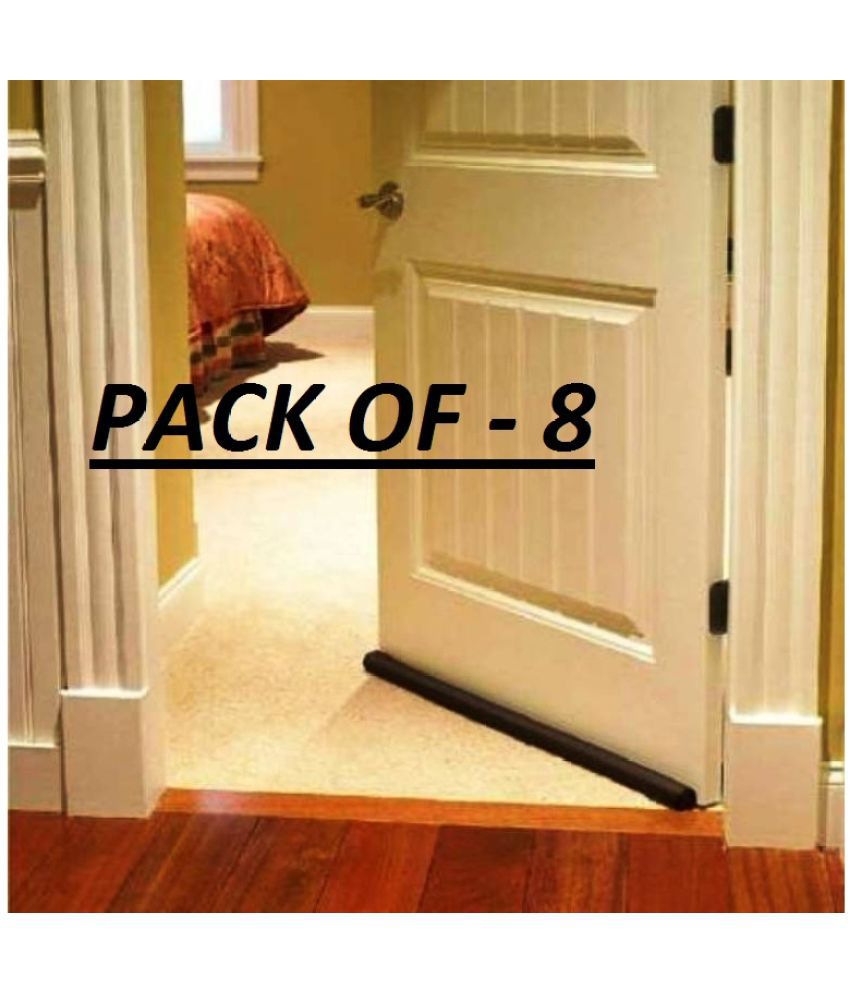     			Croon Twin Draft Door Bottom Sealing Strip Guard For Door (Size-42 inch-Pack of 8 ) (Brown) Door Seal
