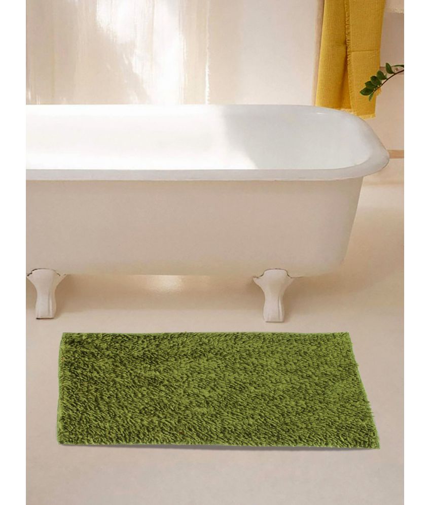     			FABINALIV Anti-skid Others Bath Mat Other Sizes cm ( Pack of 1 ) - Green