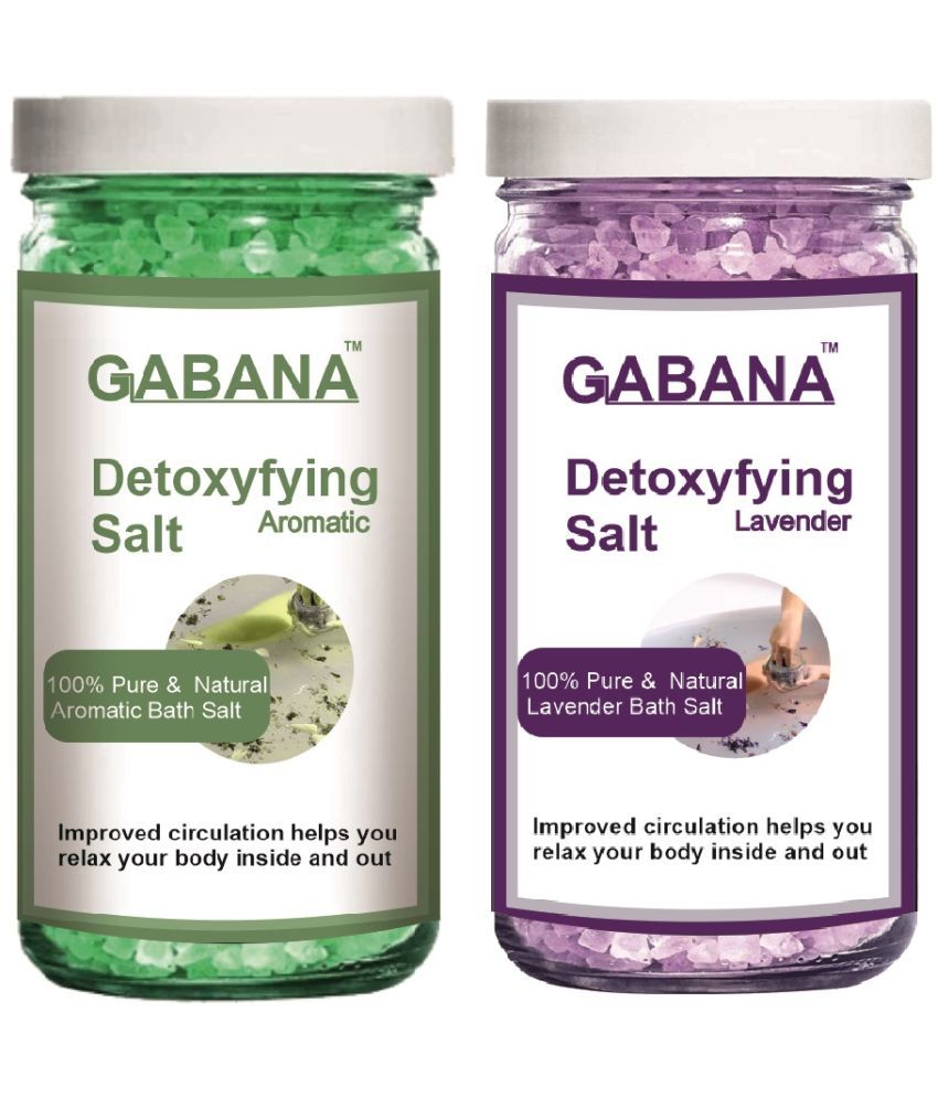     			GABANA Crystal Natural Bath Salt 200 g Pack of 2